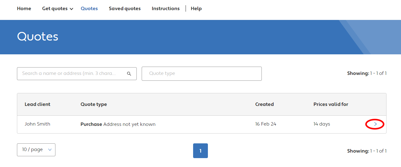 How do I update a quote?